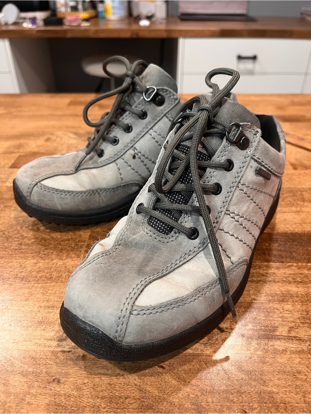 Hotter Comfort Concept Gray Suede Lace Up Walking Shoes Women’s US 6 / UK 4 - 37